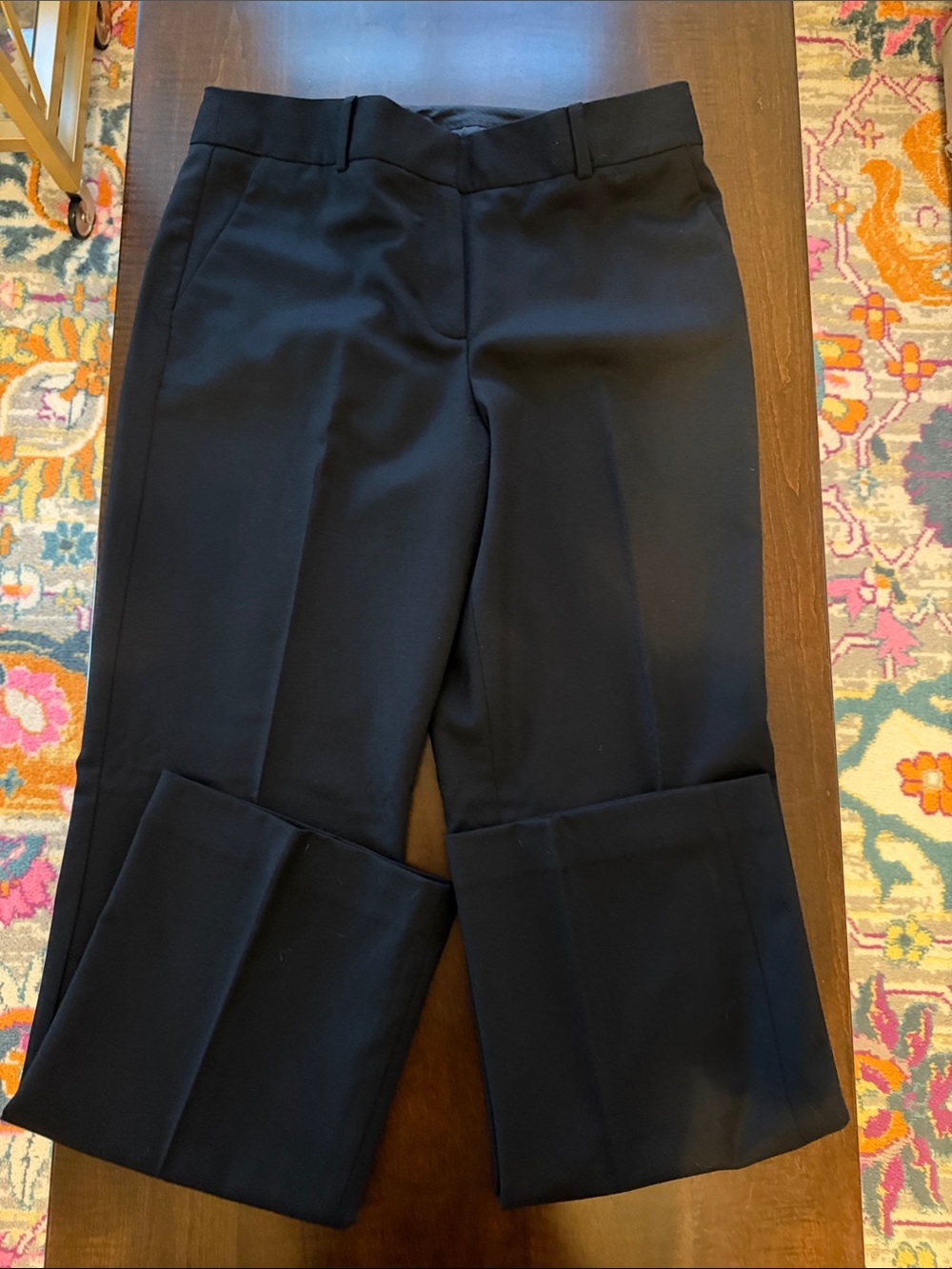 Women's Black Straight Leg Dress Pants